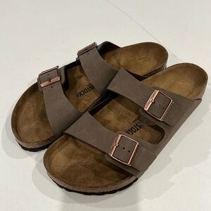 Birkenstock Arizona Mocha Slide Sandal - Men's size45 M12